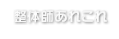 整体師あれこれ